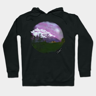 Mountain landscape Hoodie